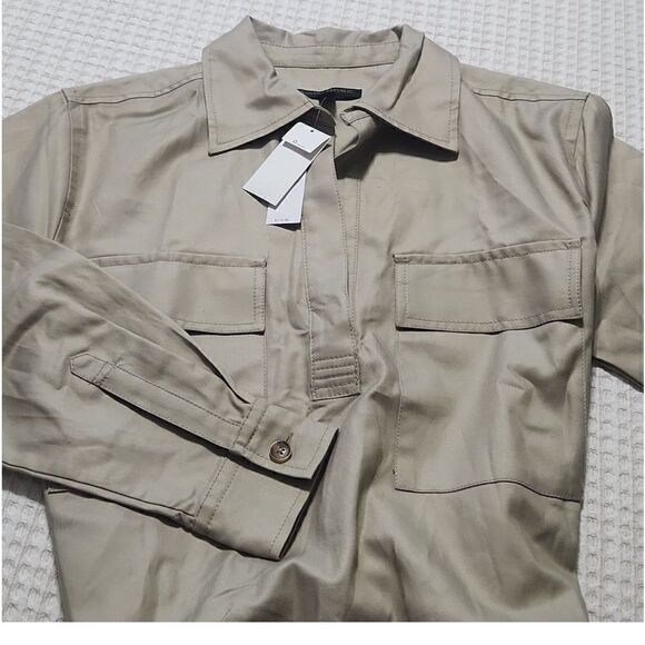 BANANA REPUBLIC TWILL UTILITY
MINI SHIRTDRESS - Picture 6 of 8